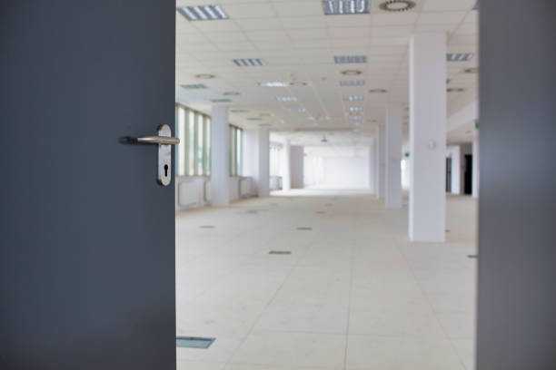 istock Photo of new empty office interior 1221439248