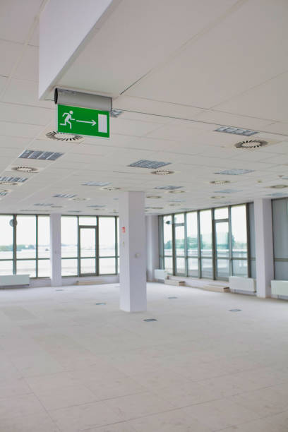 istock Photo of new empty office interior 1221442284