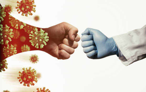 istock Fight against the coronavirus. Concept 1221443557
