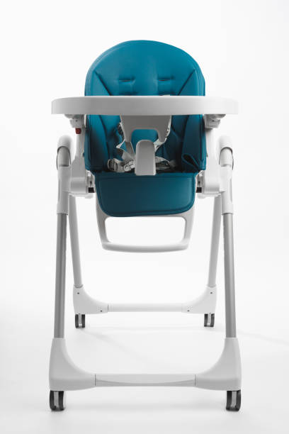 istock high chair for baby feeding, isolated on white 1221449345