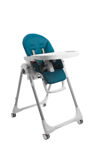 istock high chair for baby feeding, isolated on white 1221449352