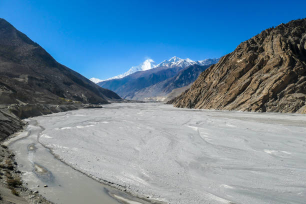 istock Jomsom - A view on barren Mustang valley 1221449477