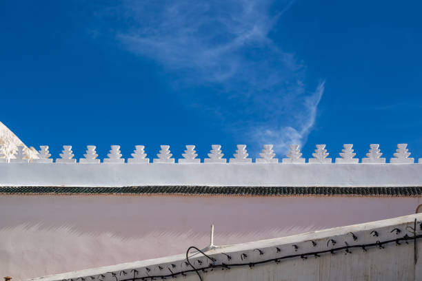 part of the decoration of the roof of the Kasbah Mosque