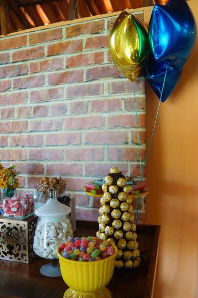 istock Sweet fifteen. Birthday candy, sweets. 1221456672