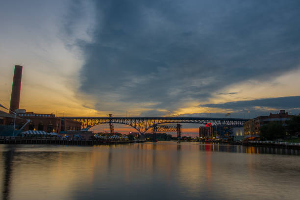 istock The Cleveland Flats at Sunset 1221458167