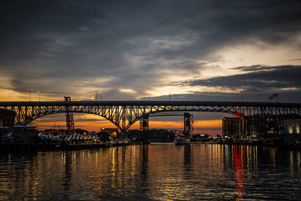 istock Shoreway Bridge in Cleveland Ohio 1221458269