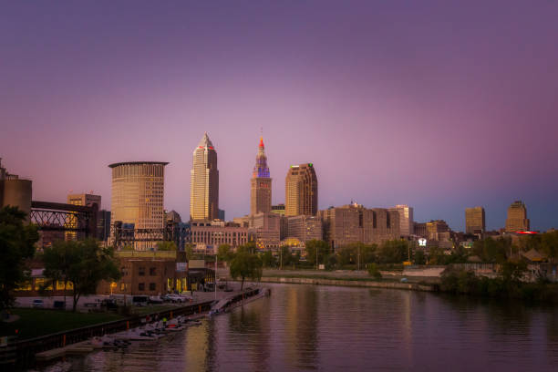 Cleveland Skyline stock photo