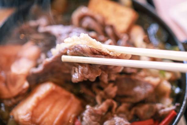 istock Washoku of Sukiyaki 1221459132