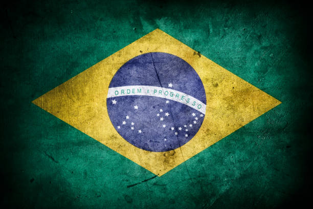 istock Grunge Brazilian flag 1221466603