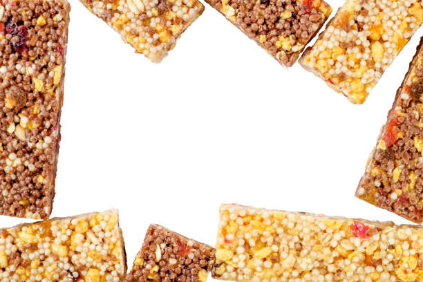 istock brown granola bars isolated on white background 1221467294