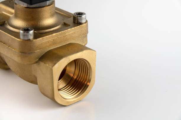 General purpose solenoid valve for mechanical installation air water