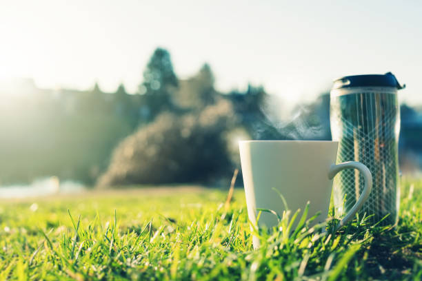 Enjoy coffee by the river