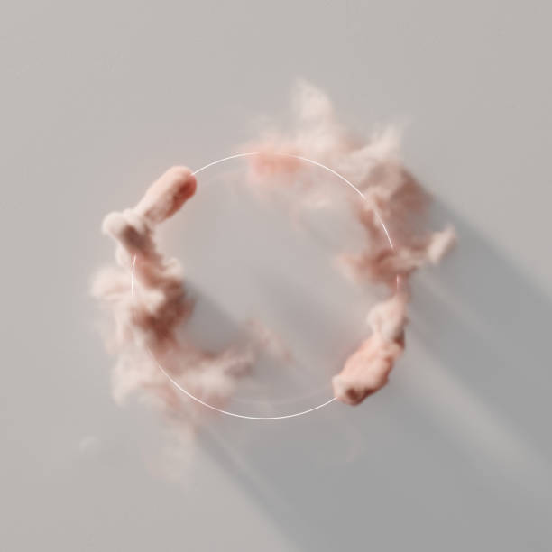 istock Circle of smoke 1221473835