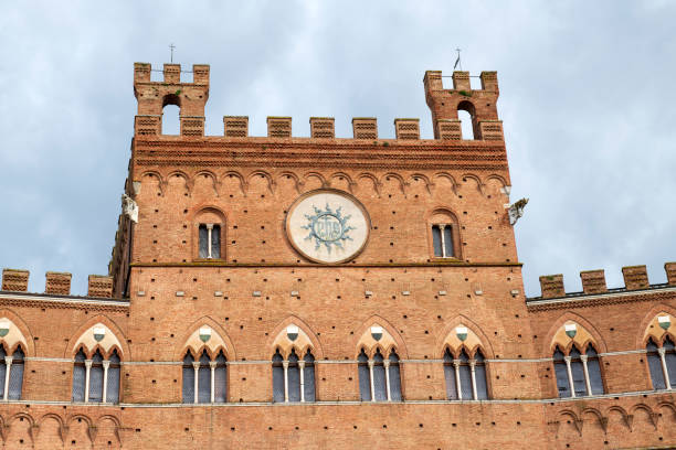 istock Tower of Palazzo Pubblico in Siena 1221478161