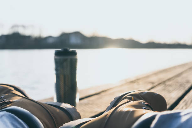 Enjoy coffee by the river