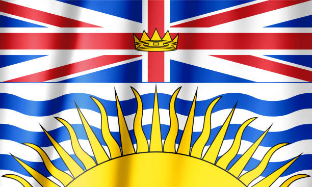 istock Canadian provinces flags series - British Columbia 1221483668