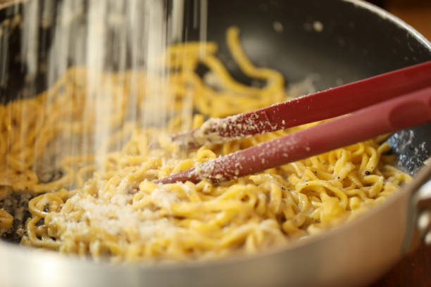 istock Pecorino cheese for cacio e pepe pasta in Rome Italy 1221496746