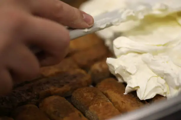 Photo of Making Tiramisu in Rome Italy