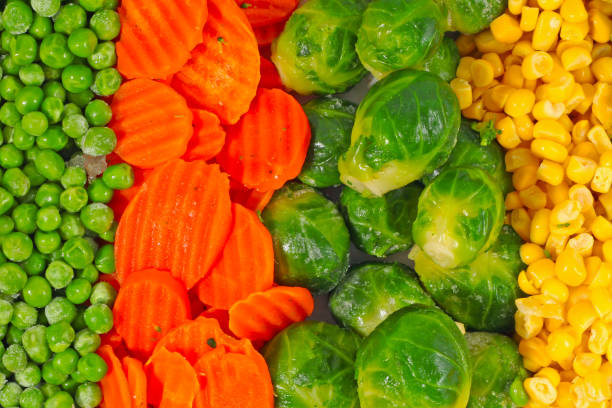 istock mixed vegetables background - healthy food 1221504230