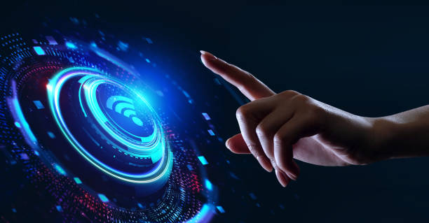 istock Business, Technology, Internet and network concept. Free WiFi network signal. 1221519535