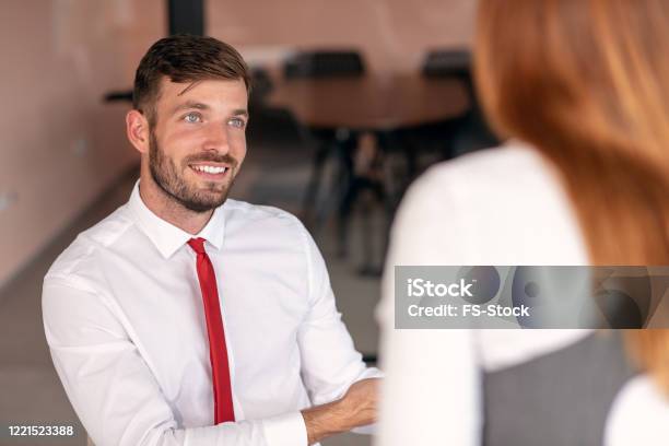 Young Business People Working Together On Computer Stock Photo - Download Image Now - 20-29 Years, Adult, Adults Only