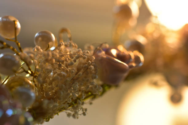 istock layered triangular macro diamond shapes with a small diamond over them with bokeh background 1221526349