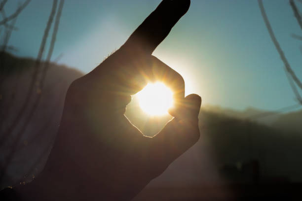 istock Lens Flare ,Sun Flare on black background object design 1221528099