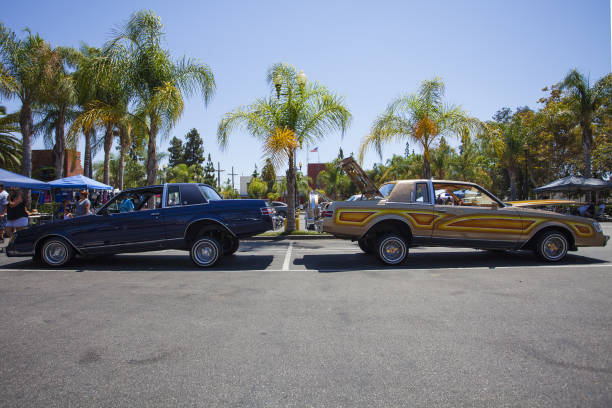 Line up of classic cars at Williams Arizona Historic Route 66 Car showPlease see more Route 66 images in my portfolio: