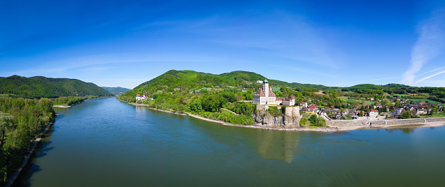 Danube River at the Castle Schönbühel in Wachau, Lower Austria