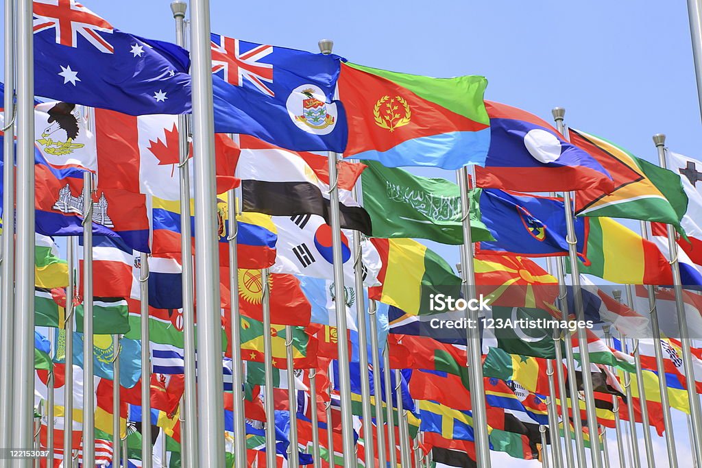 Стран мира флаги КОЛЛЕКЦИЯ - Стоковые фото British Empire роялти-фри