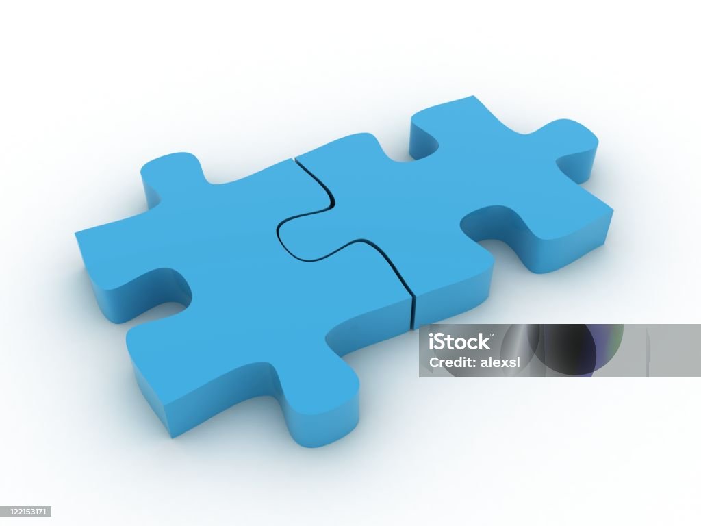 Puzzle - Lizenzfrei Abstrakt Stock-Foto