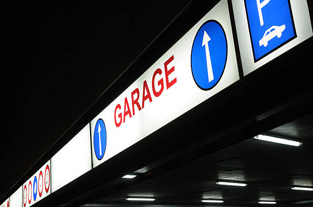 istock Multistorey car park sign 122153304