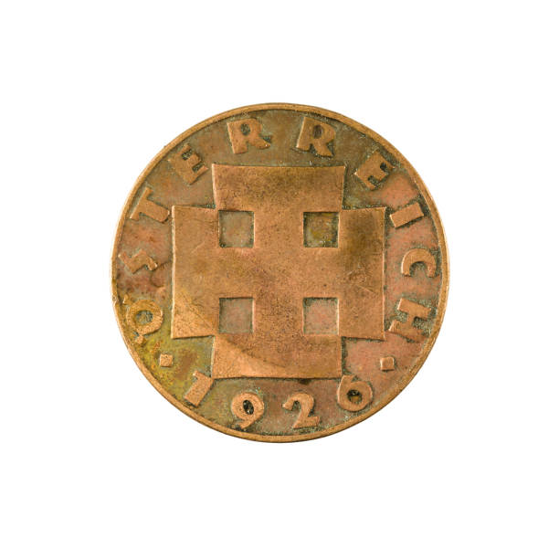 istock 2 austrian groschen coin (1926) reverse isolated on white background 1221539099