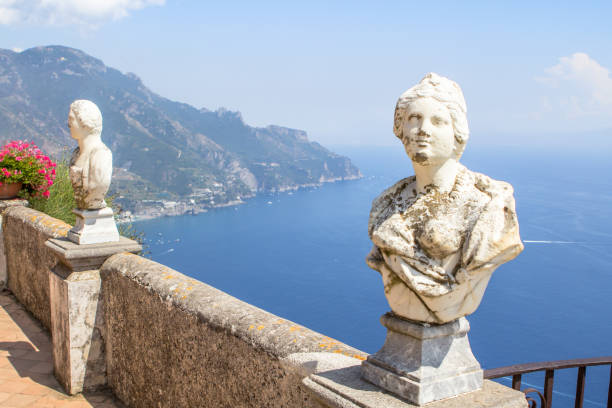 istock Statues in Villa Cimbrone, Ravello, Amalfi Coast, Italy 1221540042