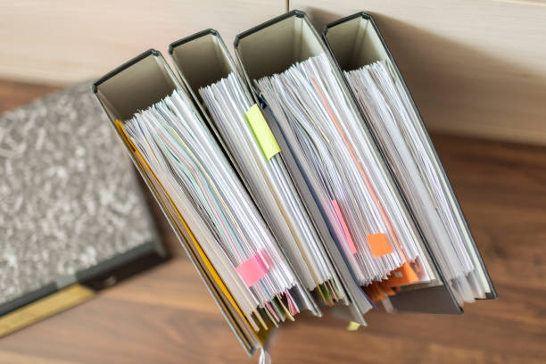 istock Accounting documents, business and economic concept, financial agenda 1221540159