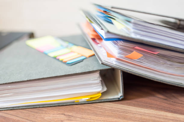 istock Accounting documents, business and economic concept, financial agenda 1221540433