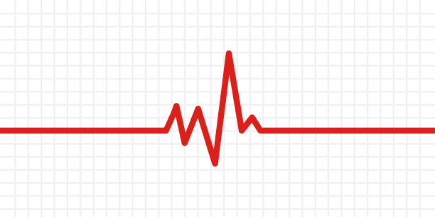 heartbeat graph puls vektor vorlage. - fürsorglichkeit grafiken stock-grafiken, -clipart, -cartoons und -symbole