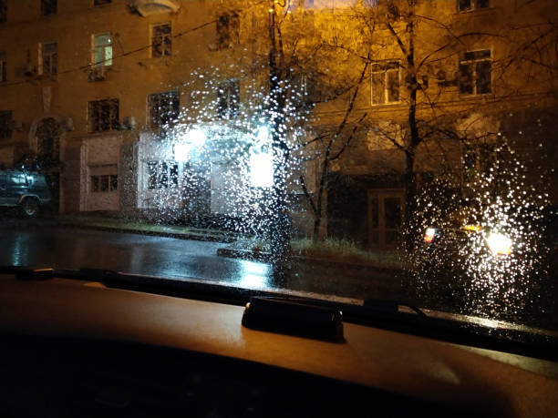 Autumn rain in November