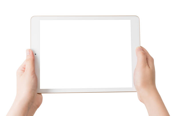 istock Asian women with tablets in their hands 1221547944