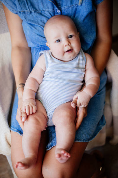 istock A little baby and his mom. 1221560851