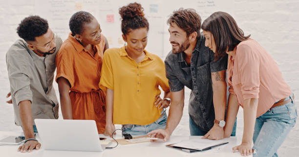 istock Collaboration is bringing them closer to success 1221564495
