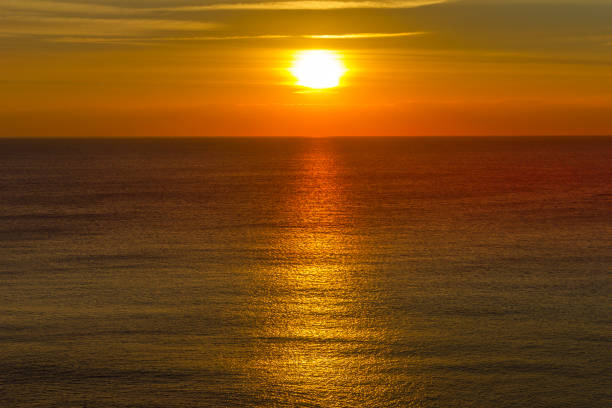 istock Beautiful sunset over the ocean 1221567464