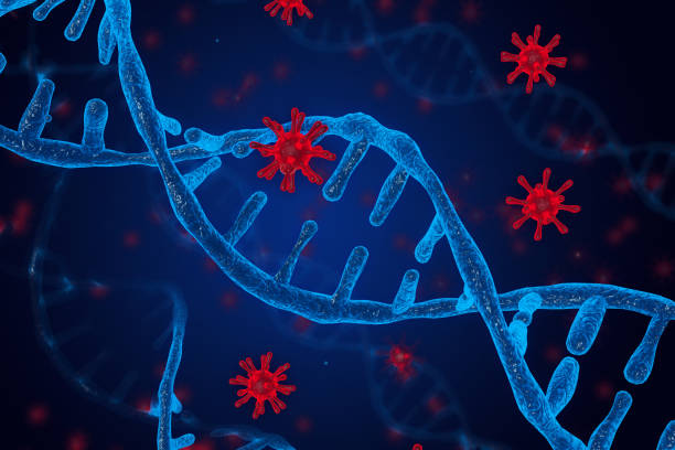 istock virus integrates into the human cellular mechanism 1221568723
