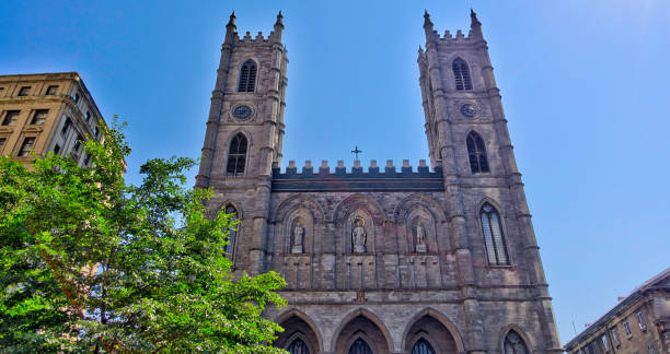 istock Montreal historical landmarks, Quebec, Canada 1221569847