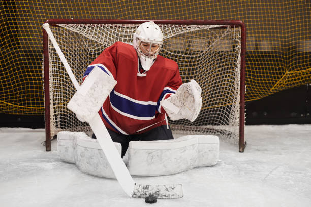 istock Hockey Goalkeeper 1221570611