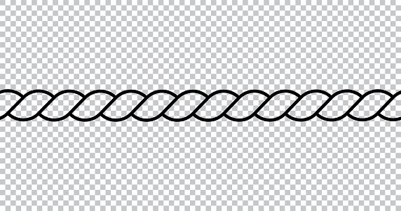 Line String Shape Line Vector Design Illustration Of Rope String Without Background Stock ...