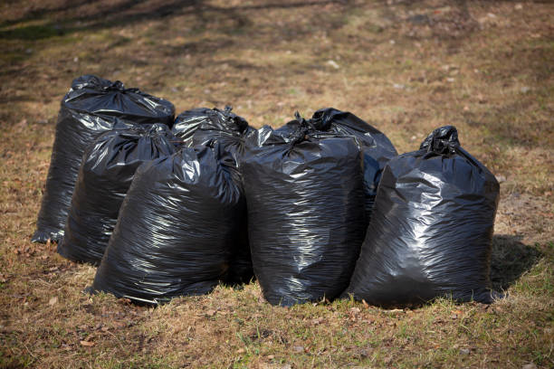 istock Garbage bags are on the lawn. 1221577374