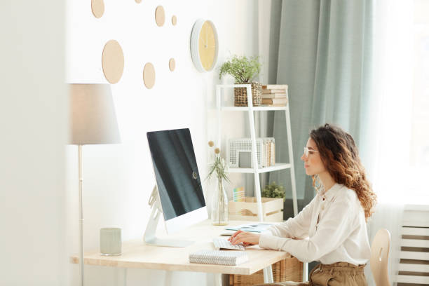 istock Businesswoman Working At Home 1221577778