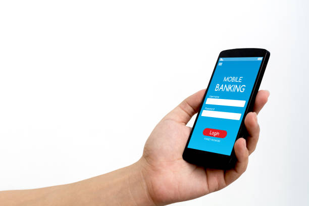 istock Male using mobile smartphone. Concept online payment for application mobile banking 1221581463