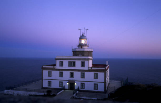 istock Finisterre lighthouse at night in Galicia Spain 1221582152
